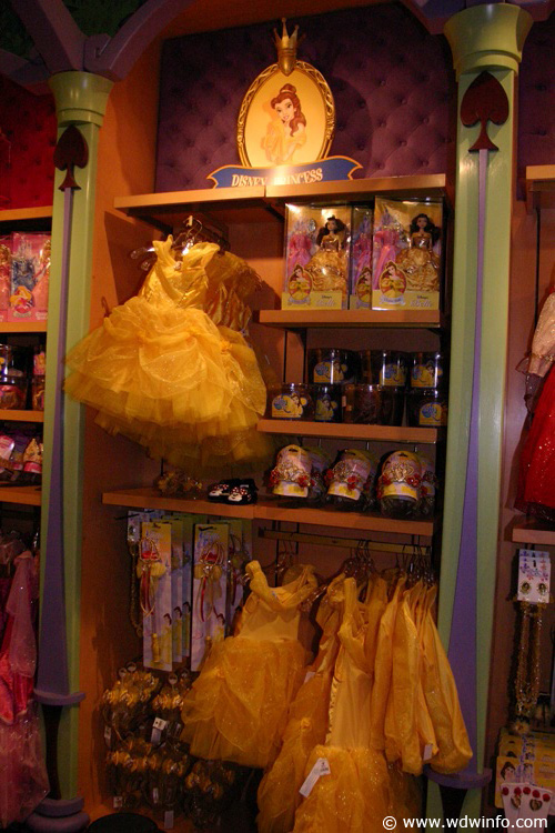 Bibbidi Bobbidi Boutique shop area Belle costumes