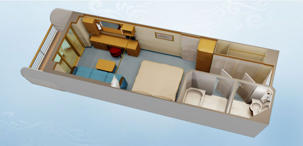 Deluxe Oceanview Stateroom with Verandah