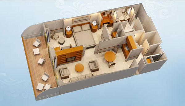 Concierge 1-Bedroom Suite with Verandah