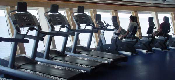 Fitness Center onboard the Disney Cruise