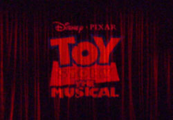 Toy Story The Musical curtain